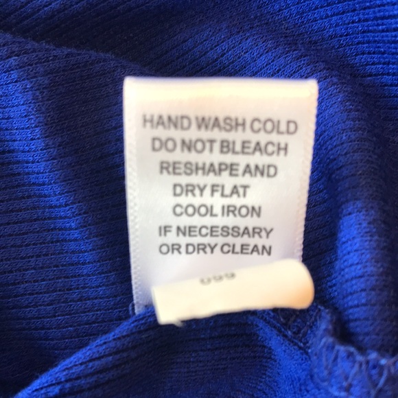 C Sport Cobalt Blue Ribbed Top. NEW - Picture 8 of 8